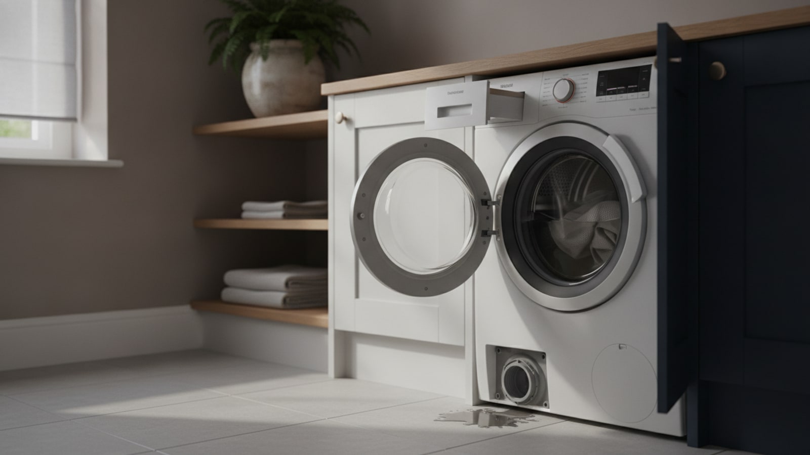 Why a washing machine stops draining, the safe checks you can make from the outside, and the signs that it needs a repair engineer.